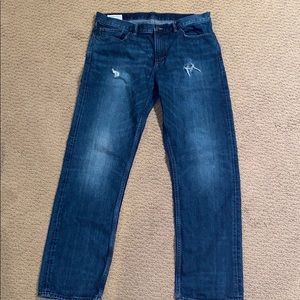 Straight Leg Blue Jeans by Banana Republic